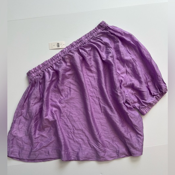 *New* Maeve Anthropologie Leonie One-Shoulder Top, Size Small - Picture 8 of 10